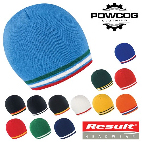 National colours stripe beanie - national,