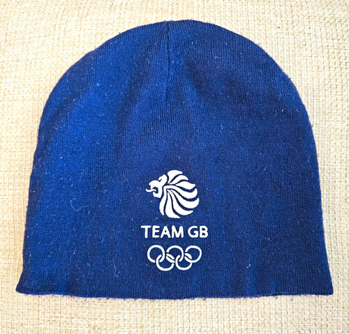 Team navy beanie hat - team,