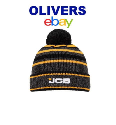 Jcb striped team beanie - team,
