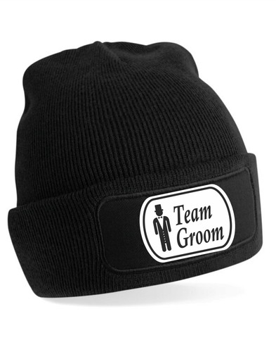 Team groom beanie hat - hat, stag