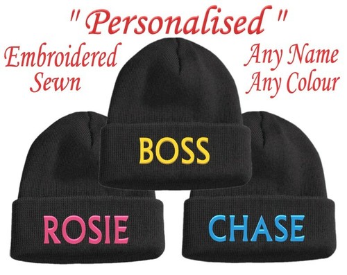 Personalised name beanie - beanie, hat