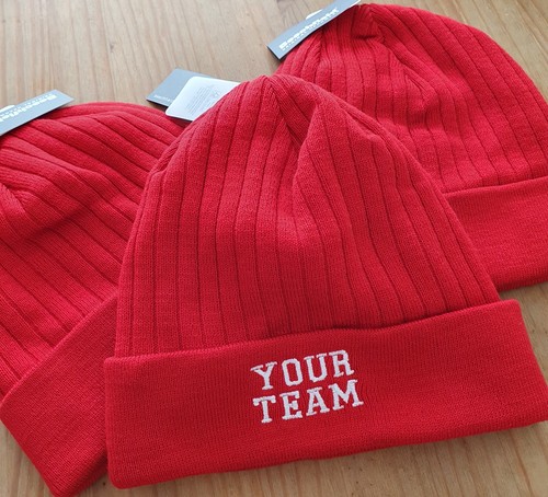 Personalised team name beanie - name,